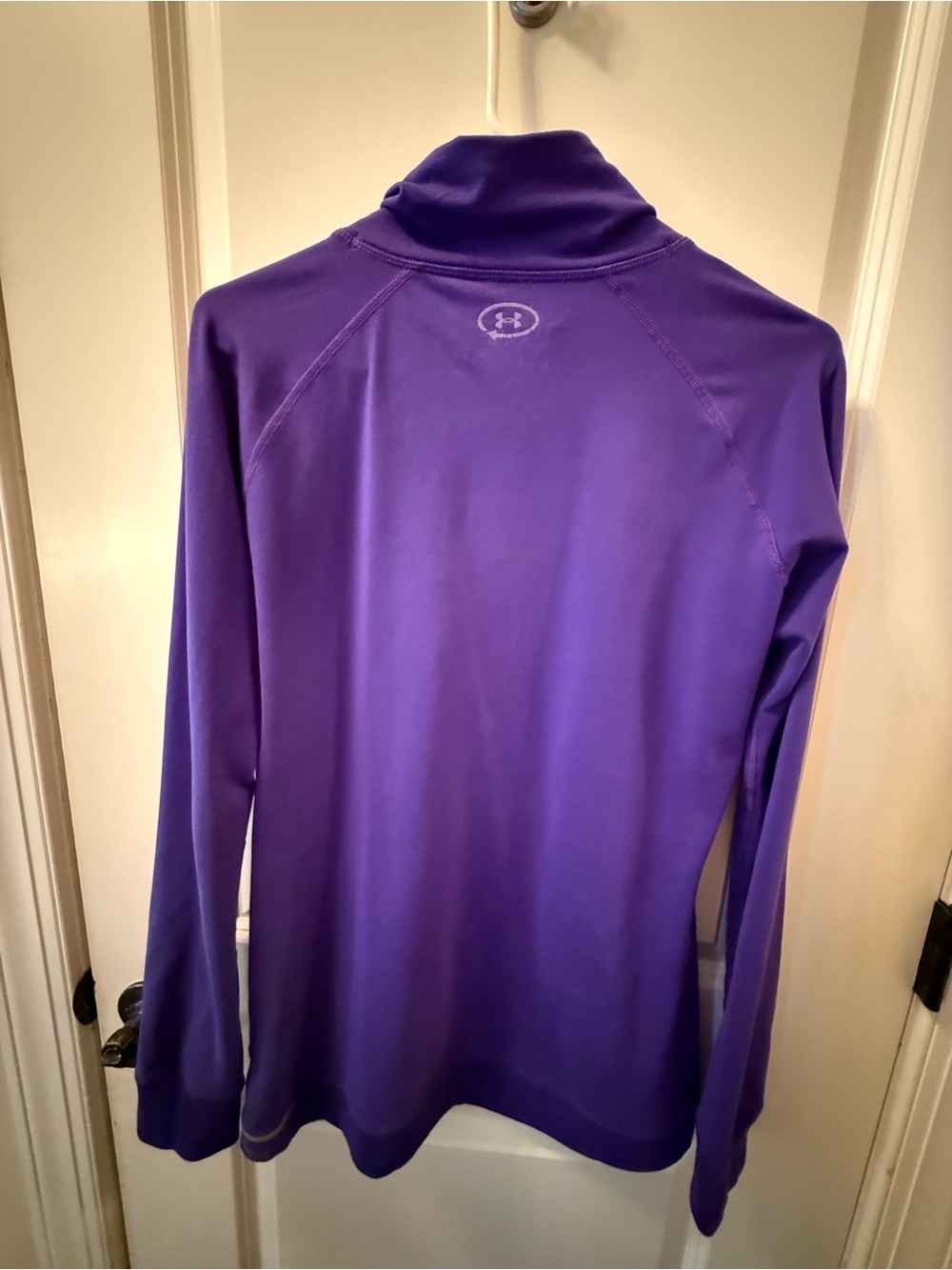 Under Armour Purple Quarter-Zip Athletic Pullover - Picture 2 of 4